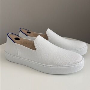 NWT: Rothy's The Original Slip-On Sneaker Bright White Sz 8